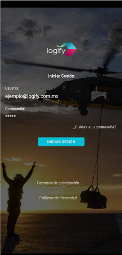 Android application Logify Servicios: Logística screenshort