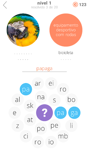 Visualização do aplicativo