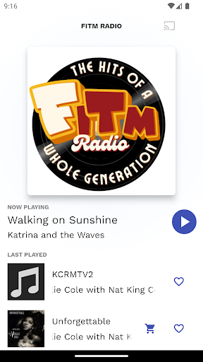 Android application FITM RADIO screenshort