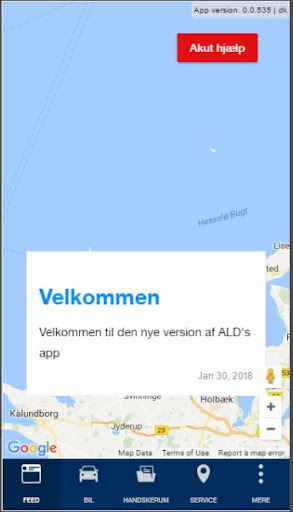 Android application My ALD Denmark Test screenshort