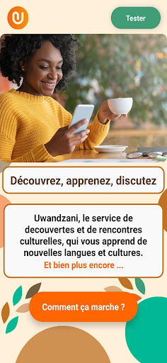 Android application Uwandzani screenshort
