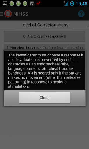NIHSS Screen 2
