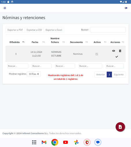 Infosign A. la pecera