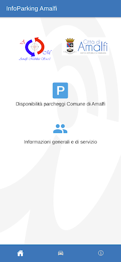 Android application InfoParking Amalfi screenshort