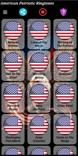 Android application American Ringtones screenshort