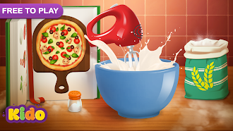 Game screenshot Pizza Baking Kids Games hack