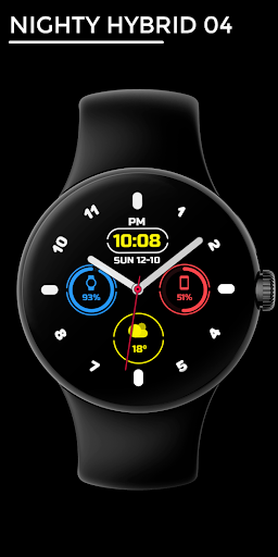 Nighty Hybrid 04 - watch face screenshot 0