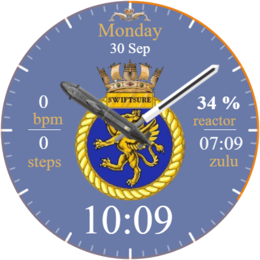 5W003 Swiftsure Submarine Logo