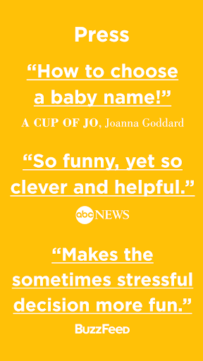 Screenshot of Babyname