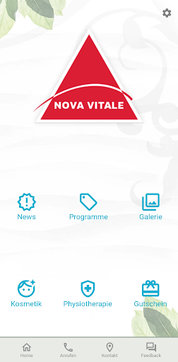 Android application Nova Vitale screenshort
