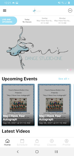 Tinas Dance Studio-One Screen 2