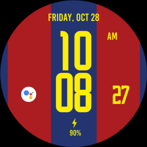 Get Red Blue Watch Face for Android Aso Report