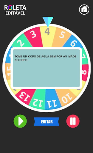 Roleta editável Screen 3