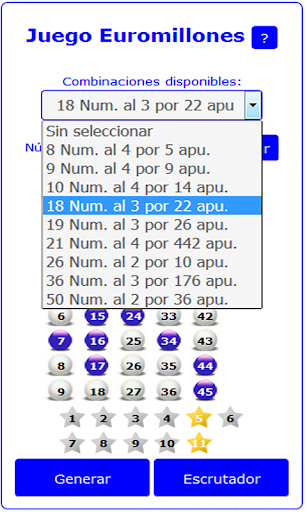 Analisis Euromillones Screen 2