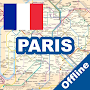 PARIS METRO TRAM BUS GUIDE MAP