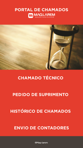 Android application MQ1 - Chamados Maq-Larem screenshort