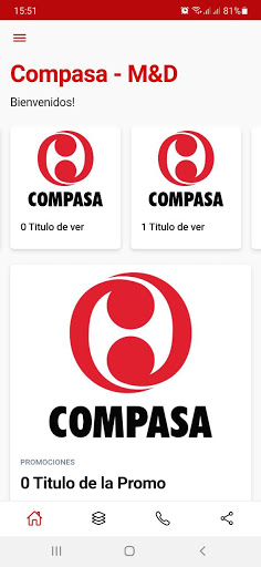 Android application Compasa M&D screenshort