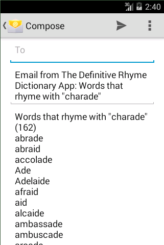 The Rhyme Dictionary