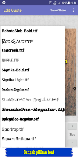Kata Mutiara Screen 3