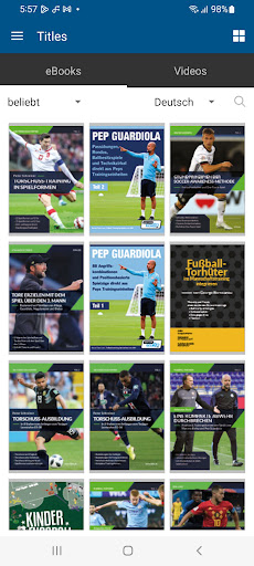 Android application Coach Center screenshort