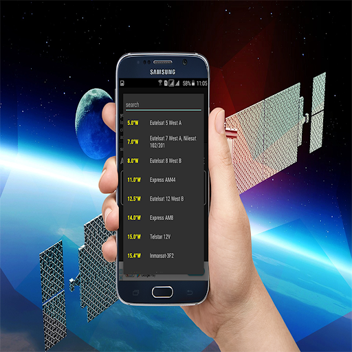 Android application Dish SatFinder screenshort