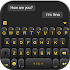 Luxury Golden Black Keyboard T