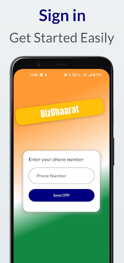 Android application BizBhaarat screenshort