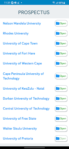 Apply to University Screen 2