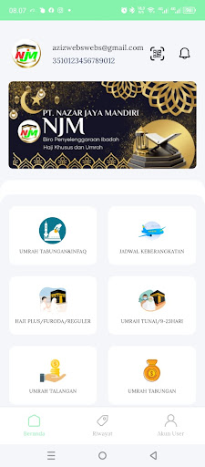 Android application Nazar Jaya Mandiri screenshort