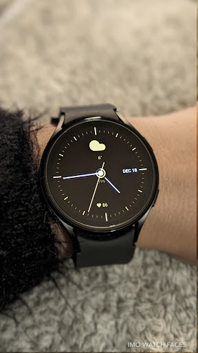 Android application Minimal Watch Face - IMO screenshort