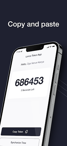 Lenco Mobile Token Screen 3