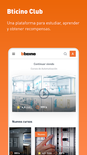 Android application Club Bticino screenshort