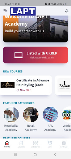 LAPT Qualifications Screen 2