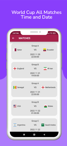 Football World Cup Info Screen 2