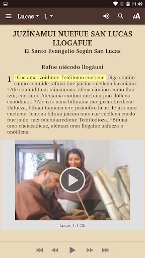 Huitoto Mɨnɨca Bible Screen 2