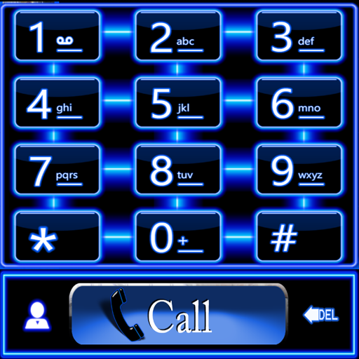 Blue Neon Theme for ExDialer 4 Icon