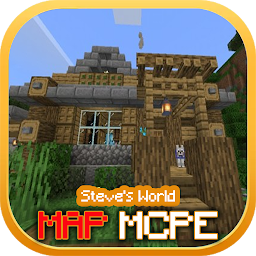 Ikoonprent Steve World Maps for Minecraft
