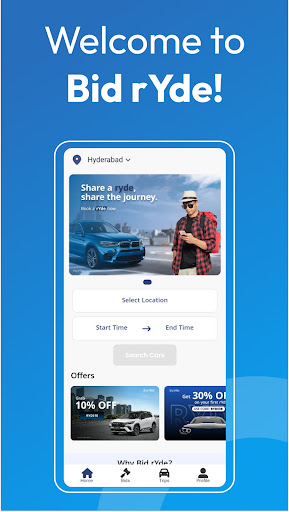 Bid rYde - Self Drive Cars Screen 2