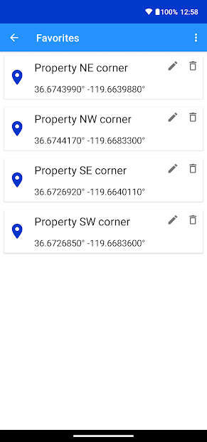 Screenshot 7 Geo: convertir coordenadas GPS android