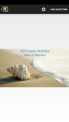 Screenshot of Timestamp Photo and Video