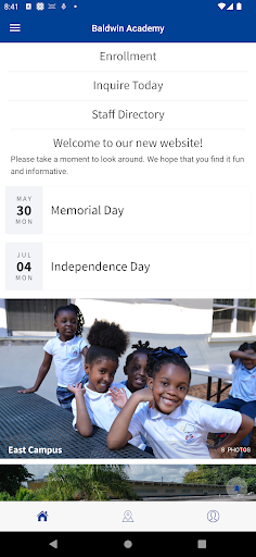 Screenshot of Baldwin Academy Bears