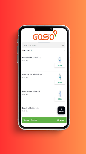 Android application Goso Store screenshort