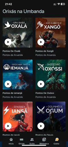 Android application Pontos de Umbanda SaravAxé screenshort