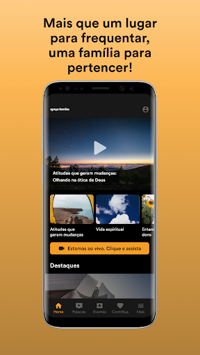 Android application Igreja Família em Sorocaba screenshort