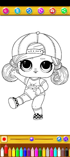 Lily Doll Coloring Book