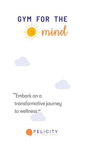 Android application Felicity-Mental Health,Anxiety screenshort