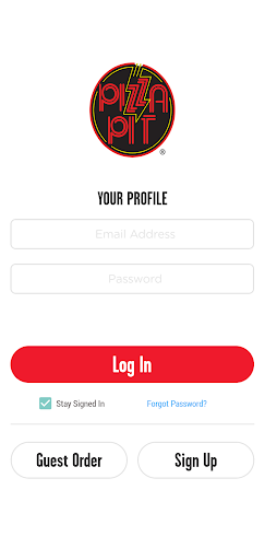Android application Pizza Pit screenshort