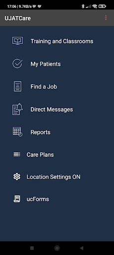 Android application Ujatcare EVV screenshort