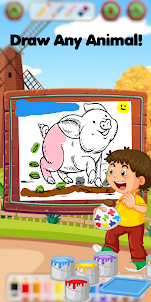 Animal Draw & Learn For Kids!