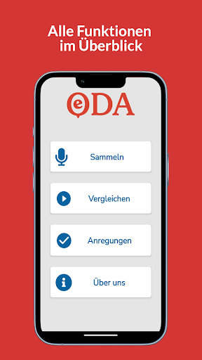 Android application OeDA screenshort